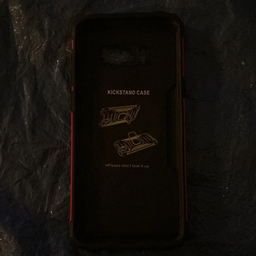 NWOT red kickstand iPhone case
